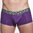 Skinxwear Ultimo Purple Green Hip Trunk (SU188)